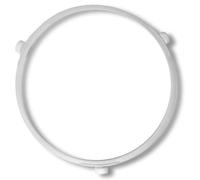 Spares2Go Universal Microwave Oven Glass Plate White Plastic Support Ring