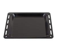 SPARES2GO Universal Oven Cooker Baking Tray Enamelled Base Pan (448mm x 360mm x 25mm - Fits 45cm)