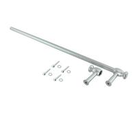 Spares2Go Universal Silver Oven Cooker Grill Door Handle Towel Rail (Cut-To-Size)