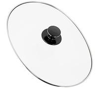 SPARES2GO Universal Slow Cooker Oval Glass Lid & Handle Large 5.5L 6L 6.5L | Replacement for Cooker Pots with Cracked Glass Covers or Broken Knobs