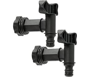 SPARES2GO Universal Tap for Home Brew Beer Wine Barrel Microbrew Fermenter (3/4" BSP, Pack of 2)
