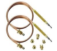 Spares2go Universal Thermocouple Kit & Fixings (1200mm, Pack of 2)