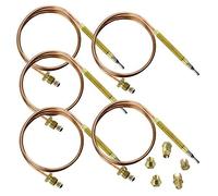 Spares2go Universal Thermocouple Kit & Fixings (900mm, Pack of 5)