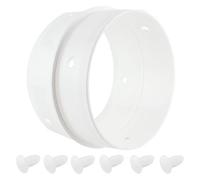Spares2Go Universal Tumble Dryer Vent Dual Hose Connector / Adapter Ring