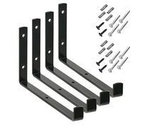SPARES2GO Universal Wall Ladder Rack Brackets (2 Pairs)