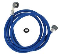 SPARES2GO Universal Washing Machine 3.5m Cold Water + Hot Water Fill Hoses + Inlet Washer with Filter Mesh