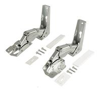 Spares2go Upper + Lower Integrated Door Hinge Kit for Tecnik Fridge Freezer