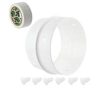 SPARES2GO Vent Hose Pipe Extension Clip Connector Adapter compatible with Indesit Tumble Dryer + Sealing Tape