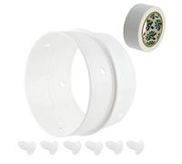 SPARES2GO Vent Hose Pipe Extension Clip Connector Adapter compatible with Miele Tumble Dryer + Sealing Tape