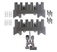 Spares2Go Wall Mount Accessory Tool Storage Rack Holder For Dyson V7 V8 V10 V11 Vacuum Cleaner (Pack Of 2)