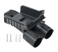 Spares2go Wall Mount Bracket for Numatic Henry Hetty Quick Cordless Vacuum | Only Fits HEN100 and HET100 Battery Powered models - Does not fit Corded, Includes Attachment Tools Holder