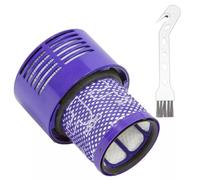 SPARES2GO Washable Filter Unit for Dyson V10 SV12 Cyclone Animal Absolute Total Clean Vacuum Cleaner with Brush
