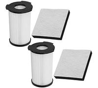 SPARES2GO Washable HEPA Media Filters Set for Vax Astrata Centrix Power Midi Vacuum Cleaner (2 of Each)