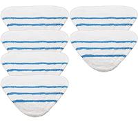 SPARES2GO Washable Microfibre Cover Pads Compatible with Bush SMB1501 SMB1501UK Steam Cleaner Mop (Pack of 6)