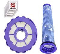 SPARES2GO Washable Pre + Post Motor Filters for Dyson DC40 Vacuum Cleaner (2 Filters + 5 Freshener Tabs)