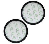 Spares2Go Washable Round Filter For Rowenta Silence Force Cyclonic Compact Vacuum Cleaner (Pack Of 2)