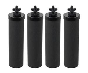 SPARES2GO Water Filter Element Compatible with Berkey Gravity Fed Purification Systems BB9 (Pack of 4 Cartridge Filters)