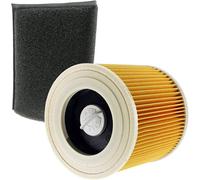 SPARES2GO Foam + Cartridge Filters for Karcher Vacuum Cleaners