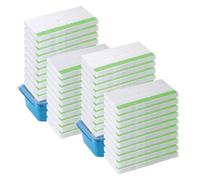 SPARES2GO Wet Mop Cloths Refills with Scrub Strip for Flash Speed Mop Multi-Surface Antibacterial Floor Refill Wipes (120 Pack)