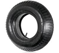 Spares2Go Wheelbarrow Wheel Inner Tube And Barrow Tyre 3.50 - 8 Rubber Innertube 3.50 X 8
