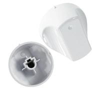 Spares2Go White Control Knob Switch For Hotpoint Hot-Ari Sh33 Sh33W Sh33Ws Oven Cooker X 2