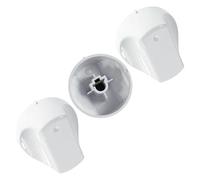 Spares2Go White Control Knob Switch For Hotpoint Hot-Ari Sh33 Sh33W Sh33Ws Oven Cooker X 3