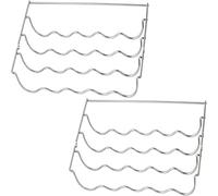 SPARES2GO Wine Bottle Rack Shelf Insert compatible with AEG Fridge (457 x 290 x 70mm, Pack of 2)