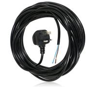 Spares2Go Xl Extra Long 12M Metre Black Cable Mains Power Lead Compatible With Sebo Vacuum Cleaner (Uk Plug)