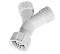 Spares2Go Y Piece Hose Connector Inlet Splitter For Appliance Dishwasher Washing Machine