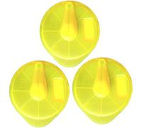 SPARES2GO Yellow Service Cleaning T-Disc for Bosch Tassimo Vivy 2 TAS12 TAS14 Coffee Machine (Pack of 3)