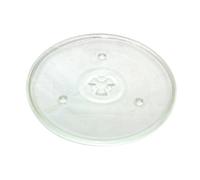 Spares4appliances Glass Plate for Microwave Ovens - Replacement 270mm Transparent Round Glass Turntable Plaque for Kitchen
