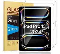 SPARIN Screen Protector for iPad Pro 13 inch M4/M5(2025/2024), 2 Pack Tempered Glass Film for iPad Pro 13 Screen Protector, Scratch Resistant