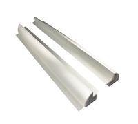 Spark 2 aluminium solar panel side brackets/spoilers for fitting solar panels to motorhomes, caravans, boats or roofs