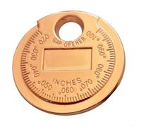 Spark Gap Gauge Tool 0.6-2.4mm Nickel Alloy(rose)