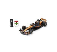 Spark McLaren F1 Team, Official 2025 Model, Oscar Piastri Chinese GP Winners Model Racing Car, 1/43 Scale, Includes Winning Boards