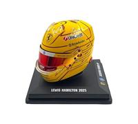Spark Model Scuderia F1 Team, Official LookSmart, Lewis Hamilton 2025 Special Edition Fiorano Test 1/5 Scale Mini Helmet, Yellow