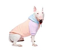 Spark Paws Dog Hoodie Sweatshirt Pullover - Premium Quality, Soft, Comfortable and Suitable for Large Dogs, for All Breeds - Hoodies, Fleece Sweater, Pet Clothing - Cotton Candy - 2XL