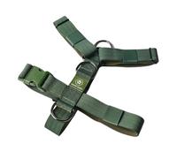 Spark Paws Large Dog No-Pull Harness, Halter Design with Front Clip, Durable and Heavy-Duty for Big and Strong Breeds - Green, S