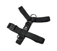 Spark Paws Large Dog No-Pull Harness, Halter Design with Front Clip, Durable and Heavy-Duty for Big and Strong Breeds - Black, S