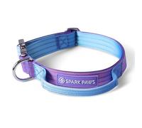 Spark Paws Tactical Dog Collar - Heavy Duty, Premium Quality, Thick and Durable for Large and Medium Dogs - (1inch / 2.5cm) - 90's Retro