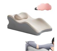 Spark Pillow, The Spark Pillow by Vitaxe, 27 Degree Couples Pillows with Enhanced Comfort, Intimacy Pillows Ergonomic Memory Foam Cushion with Removable Easy to Clean for Any Posture (Beige)