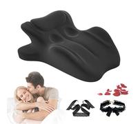 Spark Pillow, The Spark Pillow for Couples, 27 Degree Wedge Couples Posture Pillows,Ergonomic Memory Foam Butt Cushion, Comfort & Support During Intimacy (C)
