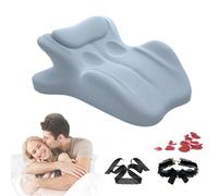 Spark Pillow, The Spark Pillow for Couples, 27 Degree Wedge Couples Posture Pillows,Ergonomic Memory Foam Butt Cushion, Comfort & Support During Intimacy (F)