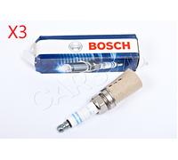 Spark Plug 3x BOSCH Fits ALFA ROMEO ASTON MARTIN AUDI BAIC BMW 80-19 0242235666
