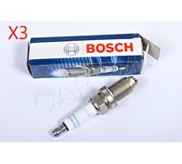Spark Plug 3x BOSCH Fits AUDI CHEVROLET DAEWOO DAIHATSU FIAT VW 81-15 0242229654
