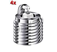 Spark Plug 4x DENSO Fits BMW GREAT WALL HONDA MOTO GUZZI MC 0.8-2.0L 1999-2013