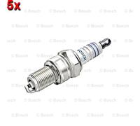 Spark Plug 5x BOSCH Fits ABARTH ALFA ROMEO ALPINE AUDI CATERHAM 62-07 0242245552