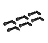 Spark plug connector set NGK 6x XD05F 10-12mm M4 102° black, 8072