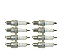 Spark Plug CR7HSA 10mm Resistor Type Compatible With 2008 Arctic 50 DVX Pit Bike ATV ATC Go Kart(8 PCS)