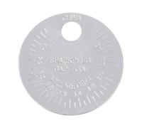 Spark Plug Gap Measuring Tool - Measuring Feeler Gauge, Gap Mechanic Tool | Spark Plug Spacing Adjuster, Metric and Imperial Coin-Type Igniter Adapter Gauge for Automotive Maintenance & Engine